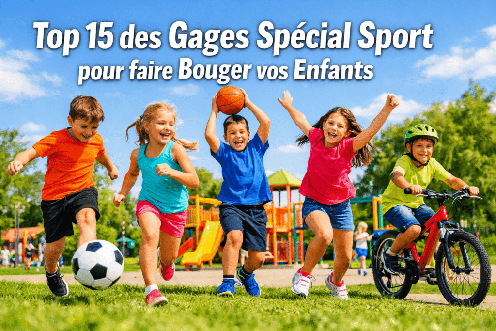 Gages 'Spécial Sport' pour faire Bouger vos Enfants