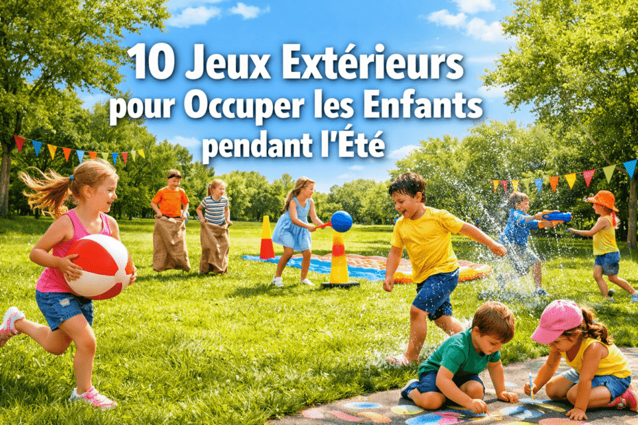 10 Jeux Extérieurs pour Occuper les Enfants Été 2026