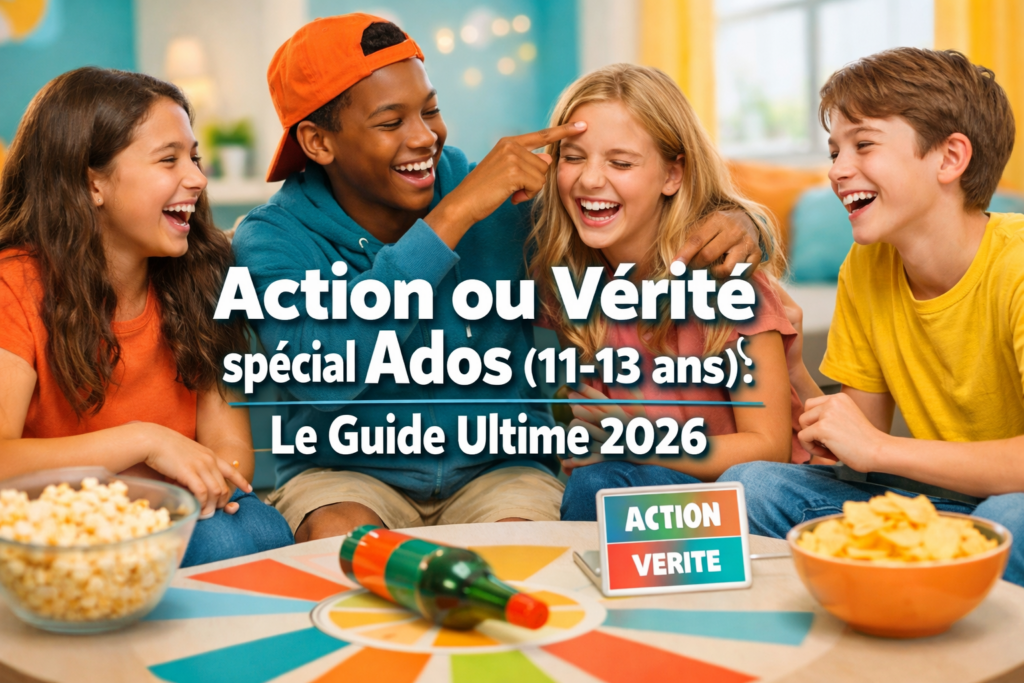Action ou Vérité spécial Ados (11-13 ans)