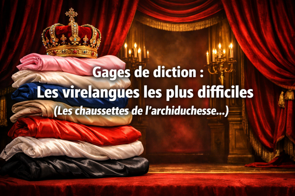 Gages de diction : Les virelangues les plus difficiles (Les chaussettes de l’archiduchesse…)