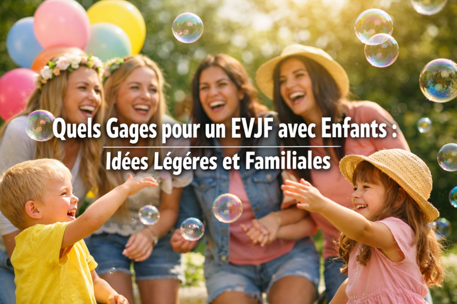 Quels Gages pour un EVJF avec Enfants : Idées Légères et Familiales