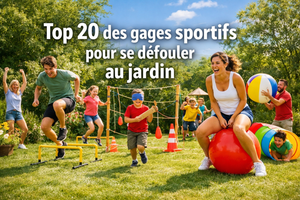 Top 20 des gages sportifs pour se défouler au jardin